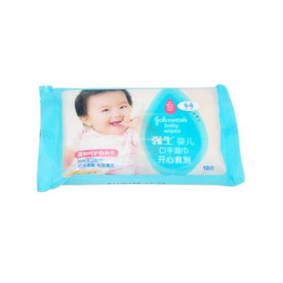 强生婴儿口手湿巾(开心食刻)10P