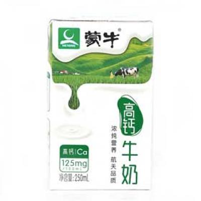 蒙牛高钙纯牛奶...