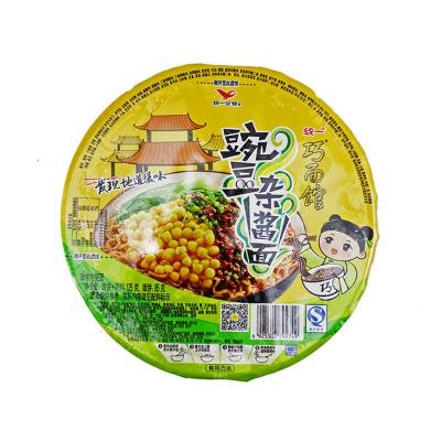 统一碗豆杂酱面...