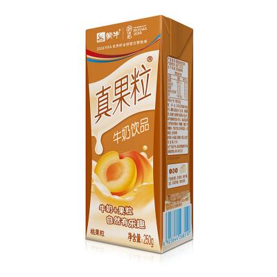 蒙牛桃果真果粒...