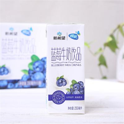 蝶泉蓝莓牛奶饮...