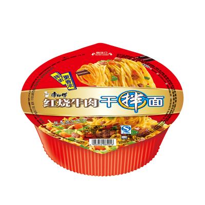 康师傅红烧牛肉干拌面122g